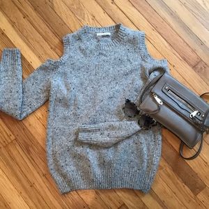 Rebecca Minkoff open shoulder sweater